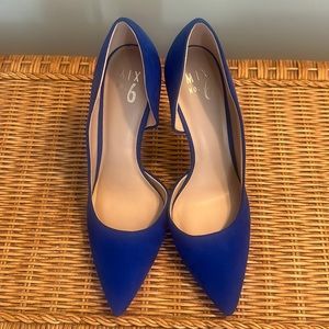 Mix no. 6 like new blue suede shoes size 9.5